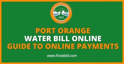 port orange water bill|Port Orange, FL .